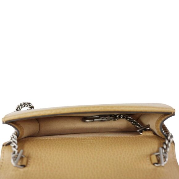 Gucci Dionysus Mini Leather Crossbody Bag Beige 476432 - Picture 11 of 12